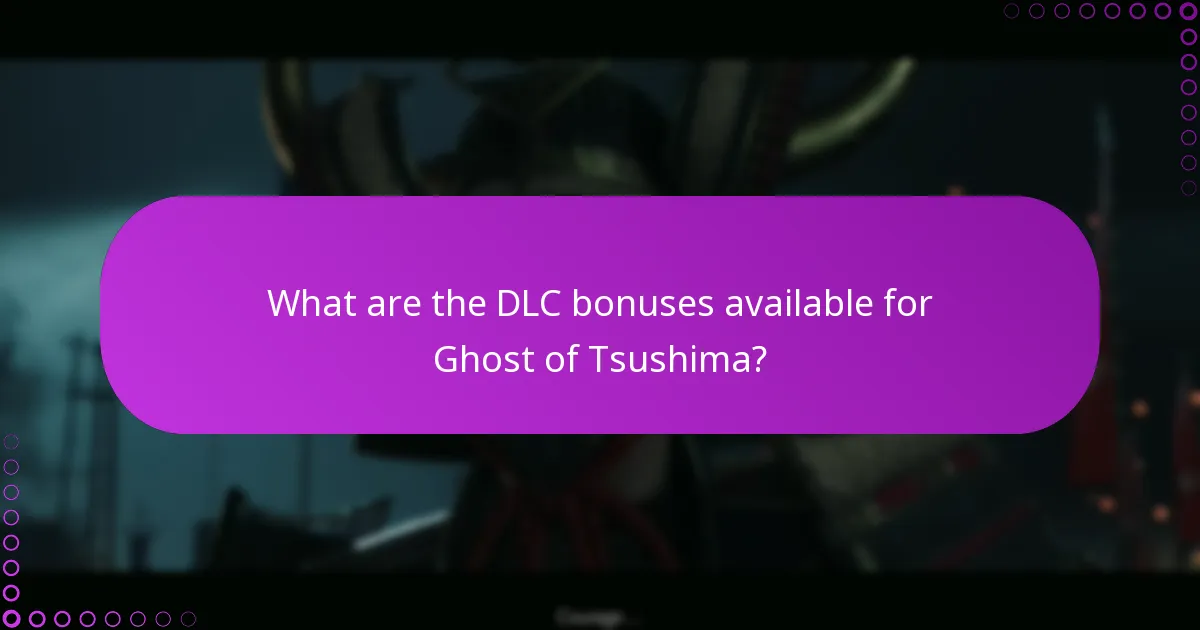 How do I manage downloads for Ghost of Tsushima DLC?