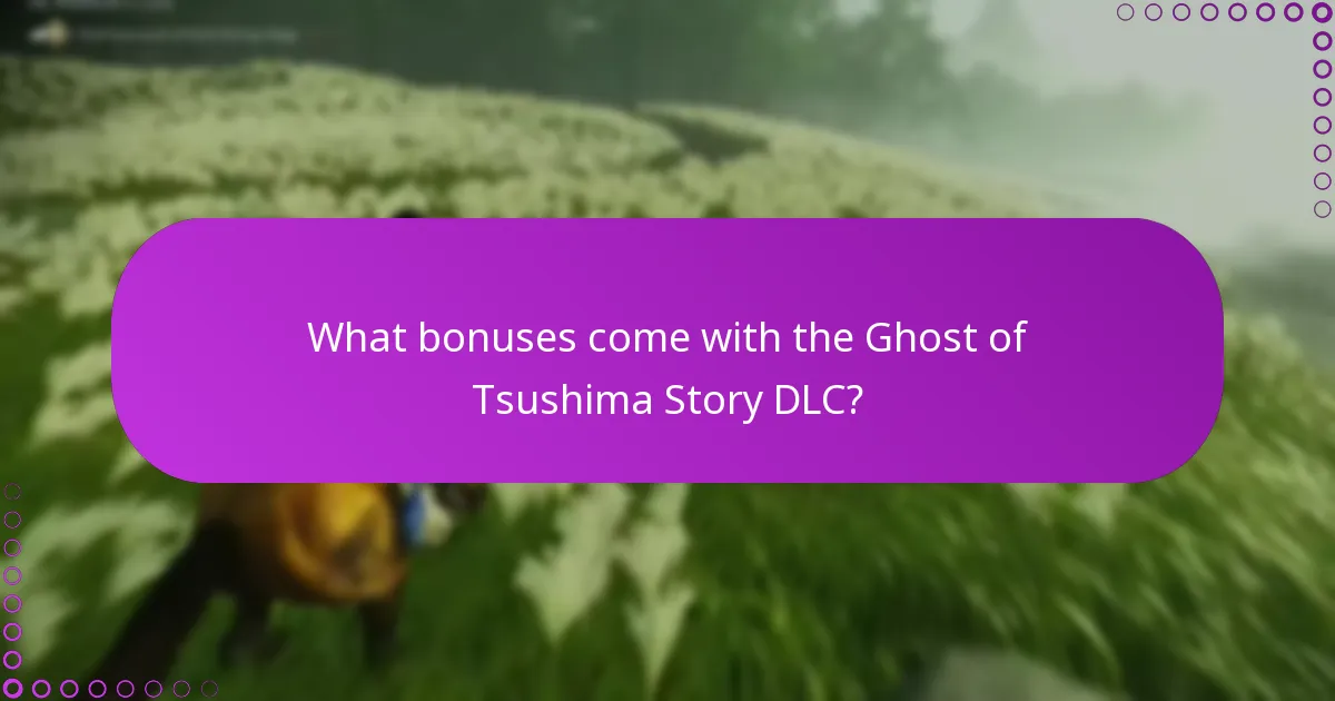 What updates are available for the Ghost of Tsushima Story DLC?